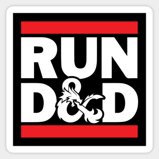 Run DMC x D&D Dungeons and Dragons Sticker